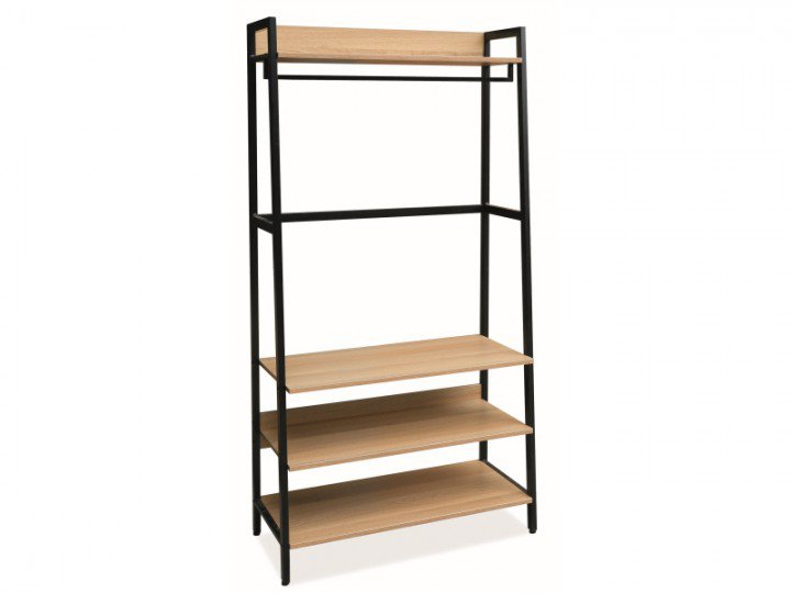 Вішалка Sol D Дуб/Чорний Signal